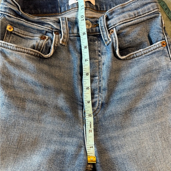 Re/Done Light Blue Straight Jeans - Picture 6 of 9